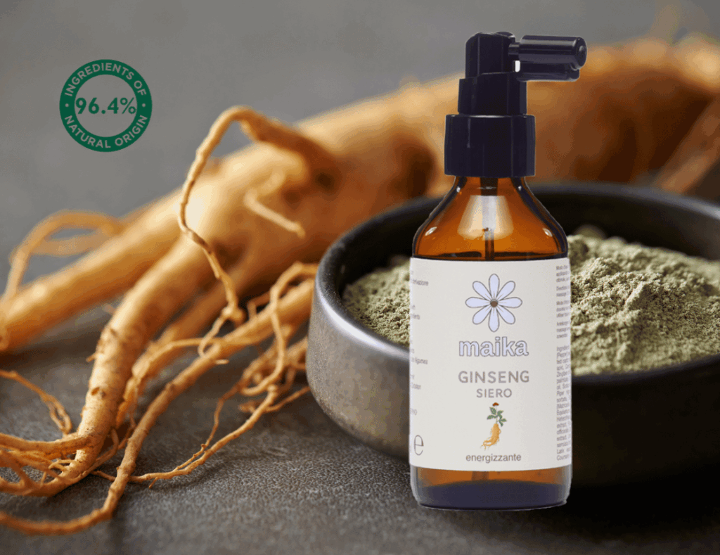 Siero con Panax Ginseng e estratti vegetali