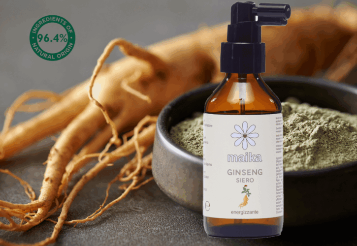 Siero con Panax Ginseng e estratti vegetali